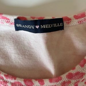 Brandy Melville cheetah print top